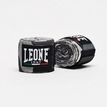 Leone Grey Camo Handwraps